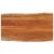 Blat masă, 120x60x2,5 cm dreptunghiular lemn acacia margine vie GartenMobel Dekor