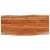 Blat masă, 140x60x2,5 cm dreptunghiular lemn acacia margine vie GartenMobel Dekor