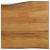 Blat masă cu margini naturale, 60x60x2,5 cm, lemn masiv mango GartenMobel Dekor