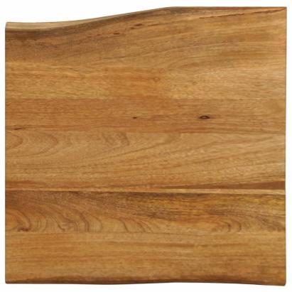 Blat masă cu margini naturale, 60x60x2,5 cm, lemn masiv mango GartenMobel Dekor