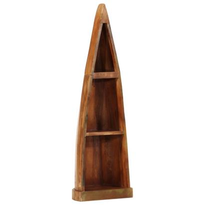 Dulap tip barcă, 39x27x127 cm, lemn masiv reciclat GartenMobel Dekor