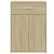 Comode, 2 buc., stejar sonoma, 60x30x84 cm, lemn compozit GartenMobel Dekor
