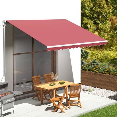Pânză de rezervă pentru copertină, roșu vișiniu, 4x3 m GartenMobel Dekor