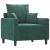 Set de canapele cu perne, 3 piese, verde închis, catifea GartenMobel Dekor