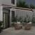 Copertina retractabilă manual cu LED, vișiniu, 400x300 cm GartenMobel Dekor