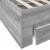 Cadru de pat cu sertare gri sonoma 90x200 cm lemn prelucrat GartenMobel Dekor