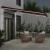 Copertina retractabilă manual cu LED-uri, vișiniu, 400x300 cm GartenMobel Dekor