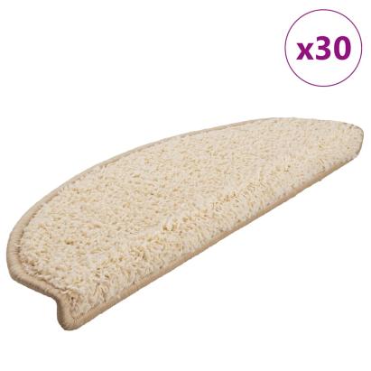 Covorașe scară 30 buc crem 65x21x4 cm GartenMobel Dekor