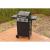 Gratar gradina, grill dreptunghiular, cu gaz, 2 arzatoare, cu roti, capac, rafturi, BBQ Andora GartenVIP DiyLine