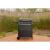 Gratar gradina, grill dreptunghiular, cu gaz, 4 arzatoare, cu roti, capac, rafturi, BBQ Malaga GartenVIP DiyLine