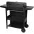 Gratar gradina, grill dreptunghiular, cu gaz, 4 arzatoare, cu roti, capac, rafturi, BBQ Malaga GartenVIP DiyLine