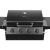 Gratar gradina, grill dreptunghiular, cu gaz, 4 arzatoare, cu roti, capac, rafturi, BBQ Malaga GartenVIP DiyLine