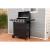 Gratar gradina, grill dreptunghiular, cu gaz, 4 arzatoare, cu roti, capac, rafturi, BBQ Malaga GartenVIP DiyLine