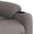 Fotoliu rabatabil, gri taupe, material textil GartenMobel Dekor
