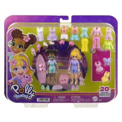 POLLY POCKET SET 2 PAPUSI SI ACCESORII 20 PIESE SuperHeroes ToysZone