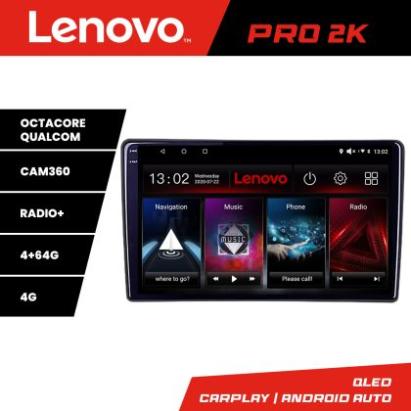 Navigatie Renault Trafic 2008-2012 Lenovo 8 core QLED 2K 4+64 360 Android Waze USB Navigatie Internet Youtube Radio CarStore Technology