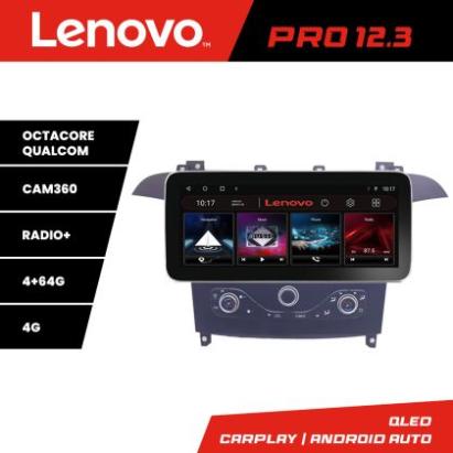 Navigatie Ford S-max 2006-2014 Lenovo Qled 12.3 inch Octa Core 4+64 360 DSP ADAS carplay android auto radio internet KIT-smax-navi+PRO-12.3-4+64 CarStore Technology