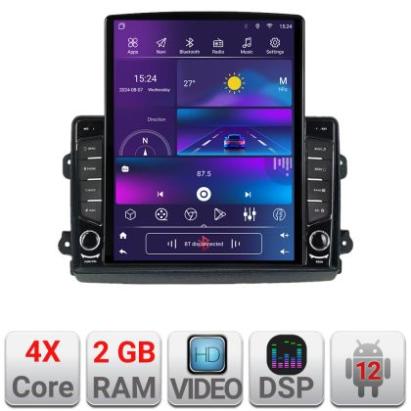 Navigatie Fiat Ducato 2021- dedicata Android radio gps internet quad core 2+32 ecran vertical 9.7" KIT-ducato2024+EDT-E708 CarStore Technology
