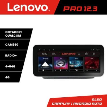 Navigatie Fiat Ducato 2021- Lenovo Qled 12.3 inch Octa Core 4+64 360 DSP ADAS carplay android auto radio internet KIT-ducato2024+PRO-12.3-4+64 CarStore Technology