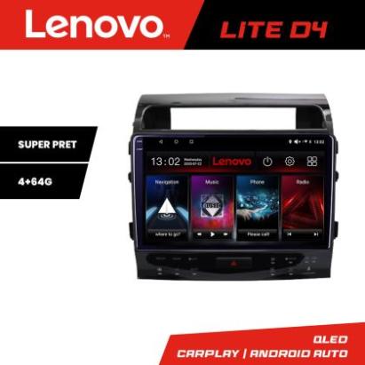 Navigatie Toyota Land Cruiser V8 L200 2009-2020 Lenovo QLED 1K 4+64 WIFI 5Ghz carplay android auto Android kit-381-type-b+EDT-LITE-D4-10-4+64 CarStore Technology