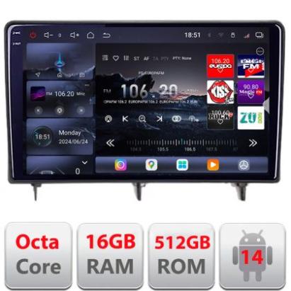Navigatie Honda Civic 2022- Qled 2K Octa Core 16+512 LTE 4G DSP Wifi 5Ghz android auto carplay radio gps internet kit-civic2022+EDT-E810-2K CarStore Technology