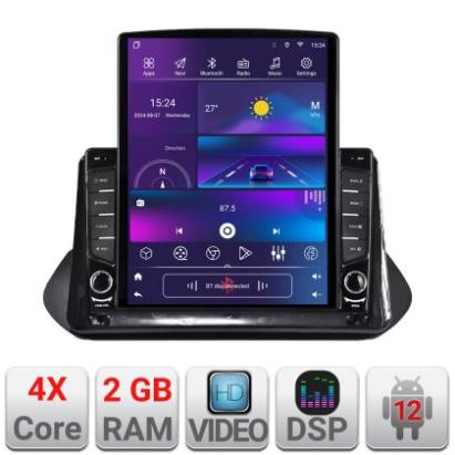 Navigatie Nissan X-trail 2021- dedicata Android radio gps internet quad core 2+32 ecran vertical 9.7" kit-x-trail-2021+EDT-E708+kit-10-9 CarStore Technology