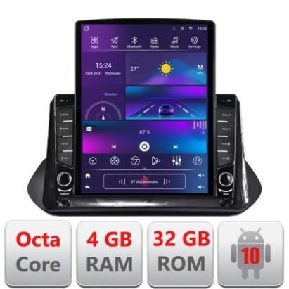 Navigatie Nissan X-trail 2021- dedicata Ouad core 4+32 ecran vertical 9.7" DSP 360 FHD AHD Android radio gps internet  kit-x-trail-2021+EDT-E709+kit-10-9 CarStore Technology