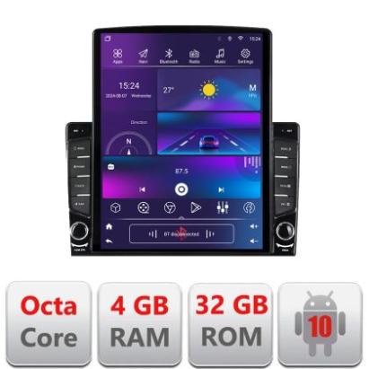 Navigatie VW Passat B5  dedicata Ouad core 4+32 ecran vertical 9.7" DSP 360 FHD AHD Android radio gps internet  kit-b5-v2+EDT-E709 CarStore Technology