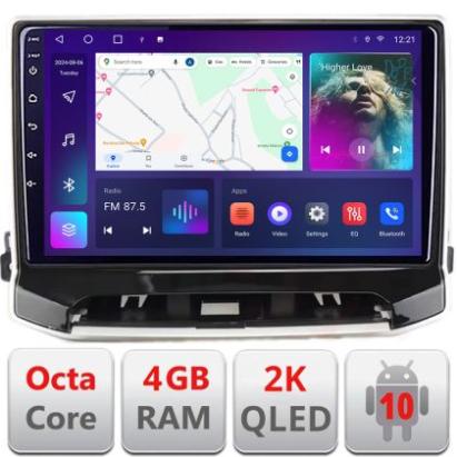 Navigatie Jeep Compass 2021- QLED 2K Octa core 4+32 DSP 360 Optic FHD internet gps radio carplay android auto kit-compass2021+EDT-E410-2K CarStore Technology