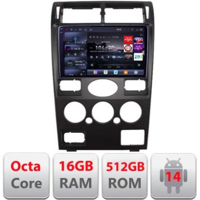 Navigatie Ford Mondeo 2004-2007 Qled 2K Octa Core 16+512 LTE 4G DSP Wifi 5Ghz android auto carplay radio gps internet kit-mondeo2001+EDT-E809-2K CarStore Technology
