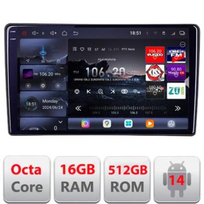 Navigatie Alfa Romeo Giulietta 2014-2020 Qled 2K Octa Core 16+512 LTE 4G DSP Wifi 5Ghz android auto carplay radio gps internet kit-giulietta-facelift+EDT-E809-2K CarStore Technology