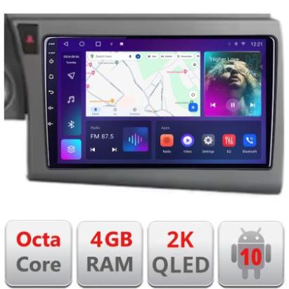 Navigatie Audi A6 C6 2004-2010 QLED 2K Octa core 4+32 DSP 360 Optic FHD internet gps radio carplay android auto kit-a6-c6+EDT-E409-2K CarStore Technology