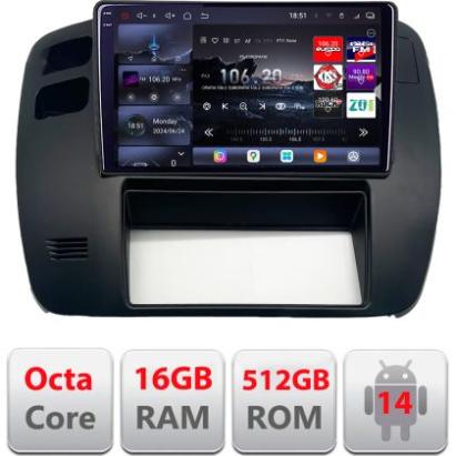 Navigatie Nissan Patrol 2000-2005 Qled 2K Octa Core 16+512 LTE 4G DSP Wifi 5Ghz android auto carplay radio gps internet kit-patrol-old+EDT-E809-2K CarStore Technology