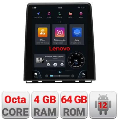 Navigatie Renault Clio 5 high Lenovo Tesla Qled 9.7" Octacore Qualcomm 8 Gb RAM 128Gb Hdd 4G DSP profesional Carplay Android Auto 360 camere Bluetooth CarStore Technology