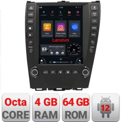 Navigatie Lexus ES 2009-2012 Lenovo Tesla Qled 9.7" Octacore Qualcomm 8 Gb RAM 128Gb Hdd 4G DSP profesional Carplay Android Auto 360 camere Bluetooth CarStore Technology