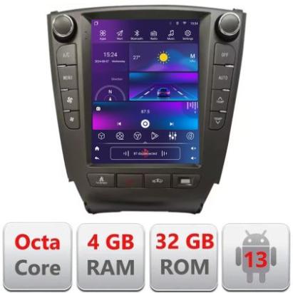 Navigatie Lexus IS 2005-2012 Edonav Tesla Qled 9.7",Octacore,4Gb RAM,32Gb,4G,DSP,Carplay,Android Auto, 360, fibra optica, coaxial,Bluetooth CarStore Technology