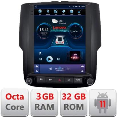 Navigatie Dodge Ram 2013-2018 Lenovo Tesla Qled 9.7" Octacore 4Gb RAM 32Gb 4G DSP Carplay Android Auto Bluetooth CarStore Technology