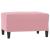 Set de canapele cu perne, 4 piese, roz, catifea GartenMobel Dekor