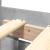Cadru de pat cu tăblie gri beton 200x200 cm lemn prelucrat GartenMobel Dekor