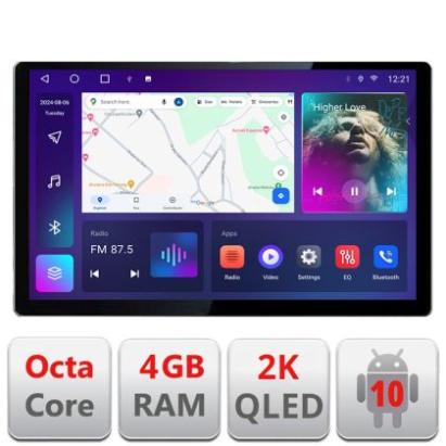 Navigatie Renault Trafic 2008-2012 Quad Core Edonav ecran 13" 2K 8 si 128 Android Waze USB Navigatie 4G 360 Toslink Youtube Radio CarStore Technology