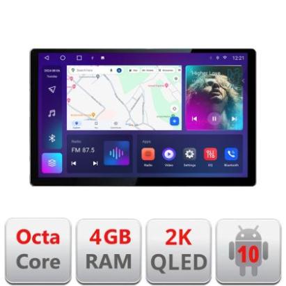 Navigatie Nissan Leaf 2018-2024 Qled 2K Octa Core 4+64 LTE 4G DSP Wifi 5Ghz android auto carplay radio gps internet kit-leaf+EDT-E413-2K CarStore Technology