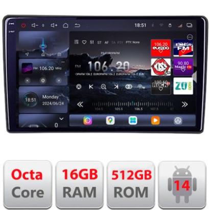 Navigatie Citroen Berlingo Opel Combo 2021- Qled 2K Octa Core 16+512 LTE 4G DSP Wifi 5Ghz android auto carplay radio gps internet kit-berlingo2021+EDT-E810-2K CarStore Technology