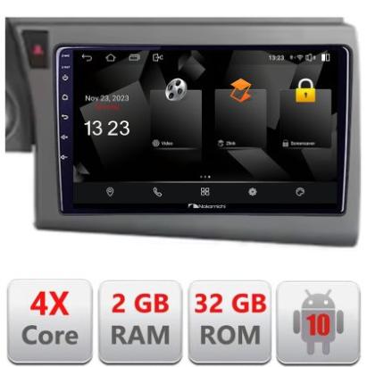 Navigatie Audi A6 C6 2004-2010 Nakamichi Android Ecran 720P Quad Core 2+32 carplay android auto NAM5230 CarStore Technology