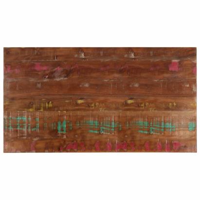 Blat de masă, 100x50x3,8cm, dreptunghiular, lemn masiv reciclat GartenMobel Dekor