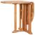 Set mobilier de exterior pliabil, 5 piese, lemn masiv de tec GartenMobel Dekor