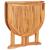 Set mobilier de exterior pliabil, 5 piese, lemn masiv de tec GartenMobel Dekor