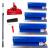 Set 4 gletiere profesionale, inox, 25, 40, 60, 80 cm, suport, maner prelungitor 0.9-1.43 m, rola gletuit, Ergolite GartenVIP DiyLine