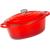 Oala de fonta emailata cu capac, maner din inox, rosie, 4.4 L, Magic Home GartenVIP DiyLine