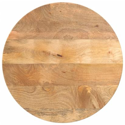 Blat de masă rotund, Ø 50x2,5 cm, lemn masiv de mango brut GartenMobel Dekor