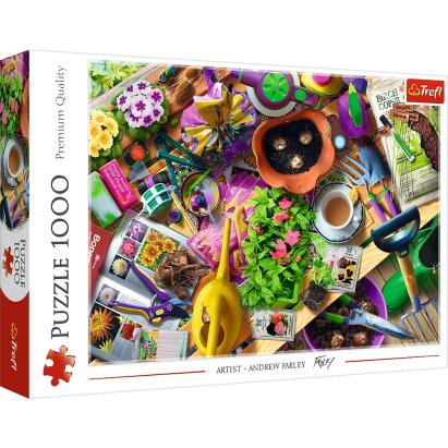 PUZZLE TREFL 1000 ARANJAREA GRADINII ARTIST ANDREW FARLEY SuperHeroes ToysZone